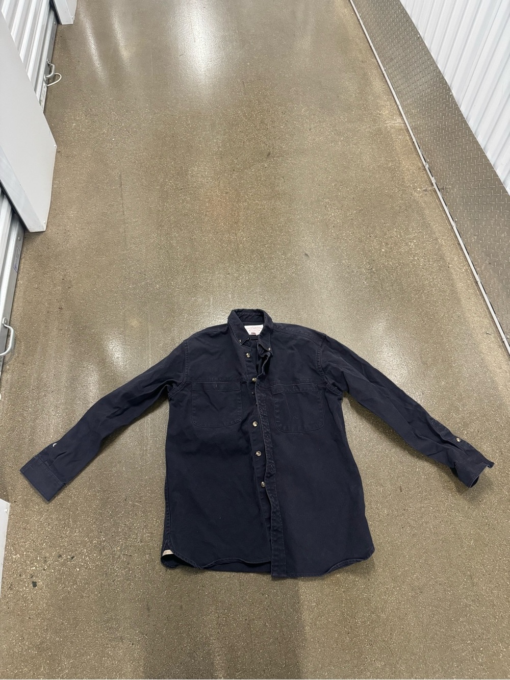 Filson Dark Navy Casual Button-Down Work Shirt